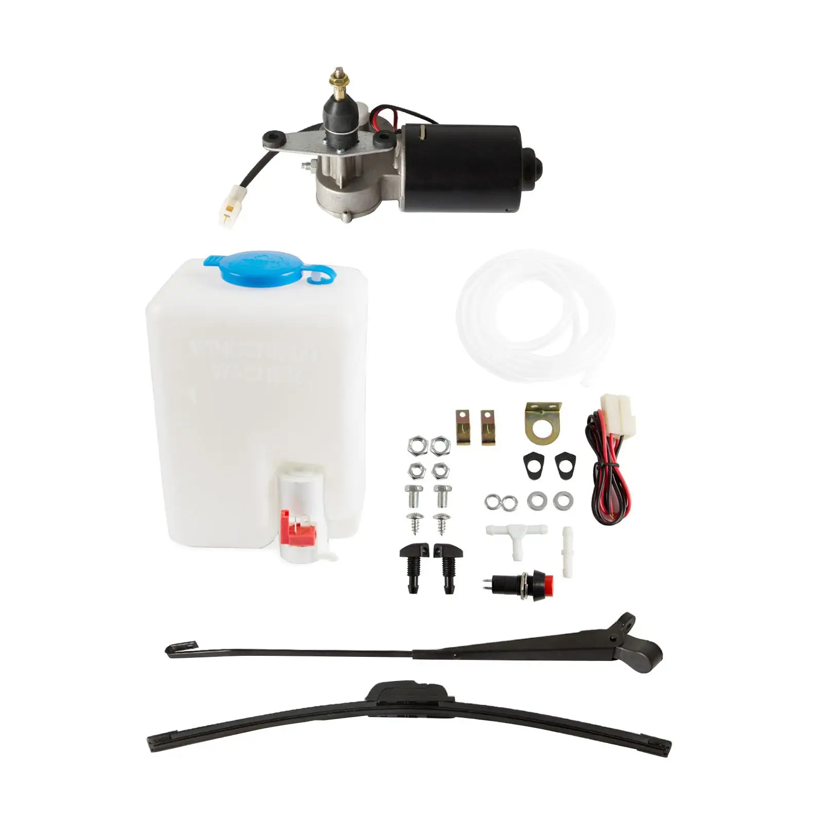 

Universal Electric UTV ATV Windshield Wiper Motor Set 12V 16" 18" Arm for Kawasaki Mule Teryx Replace Parts