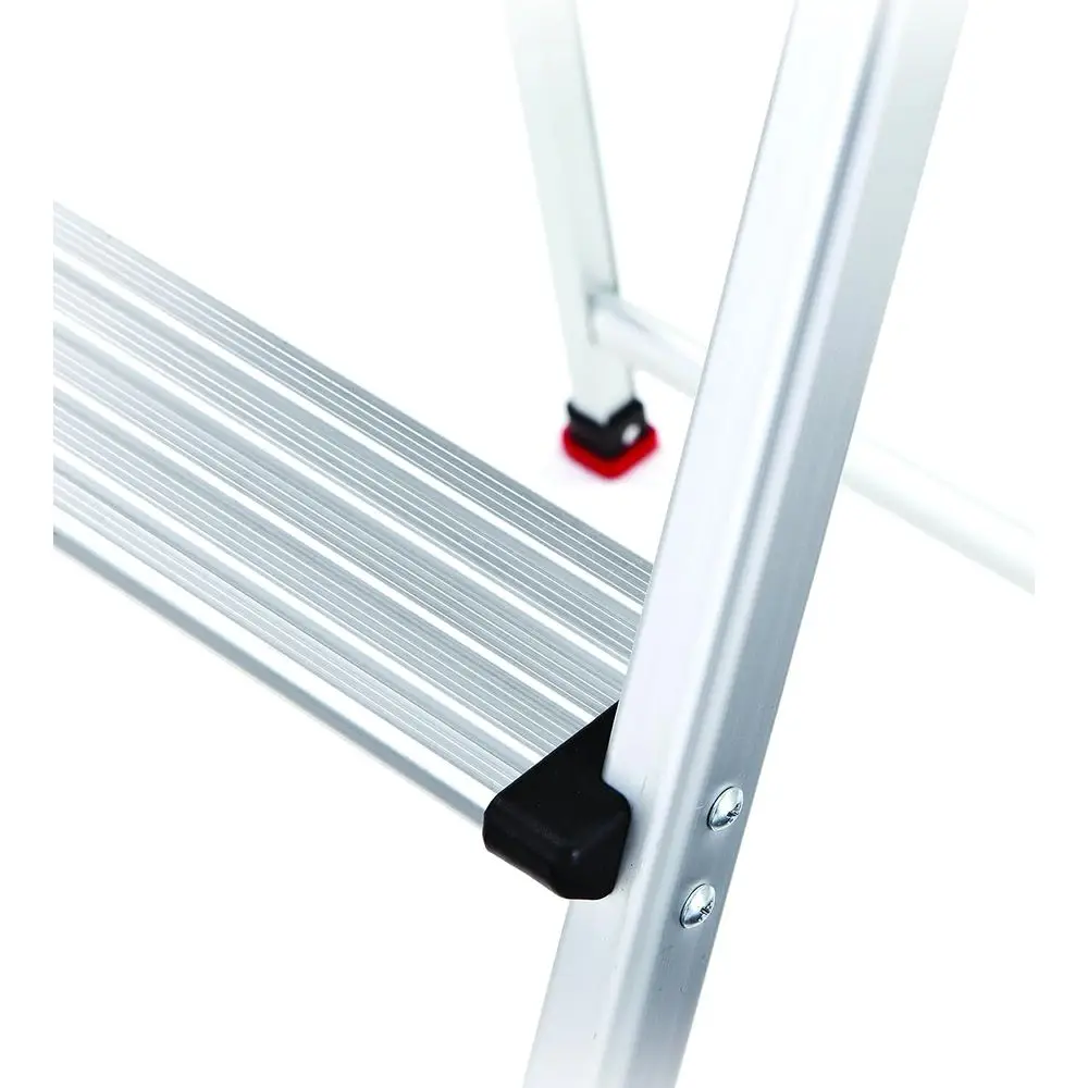 Lightweight Folding Step Stool with Project Top, Silver, US Safety Standards, No Assembly Needed