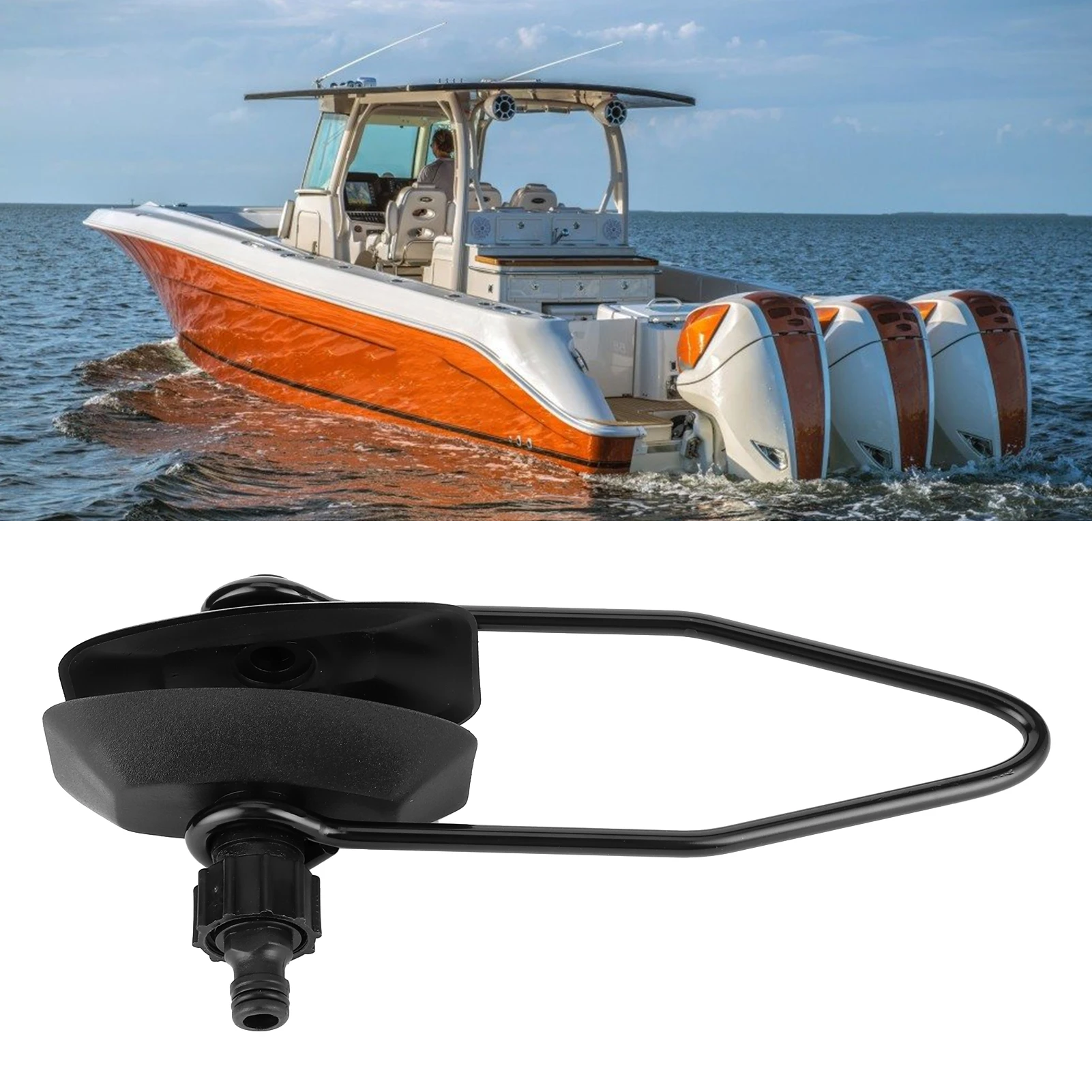 

Large Outboard Motor Water Flusher Rectangular Ear Muffs JMFLR125 for Marine Boat Engine Rectangular Ear Muff Outboard Ear Muffs