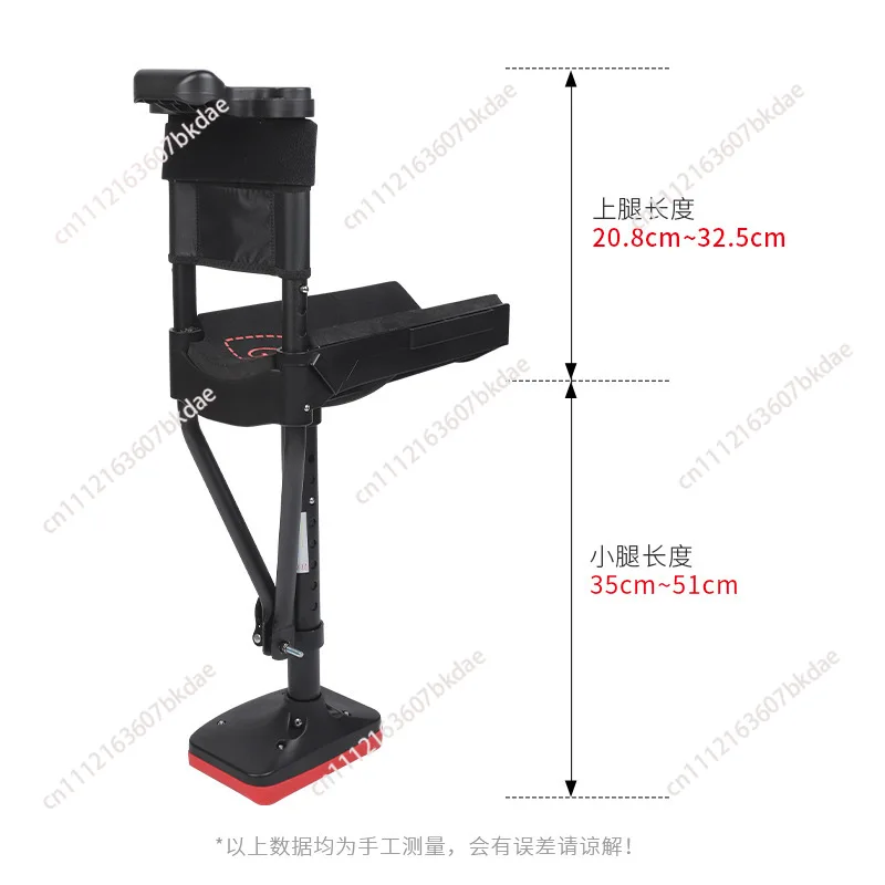 Support-Free Walking Aids Knee Walker Single-Leg Telescoping Assisted Walking Stick Hands Free Crutch Leg Knee Mobility Support