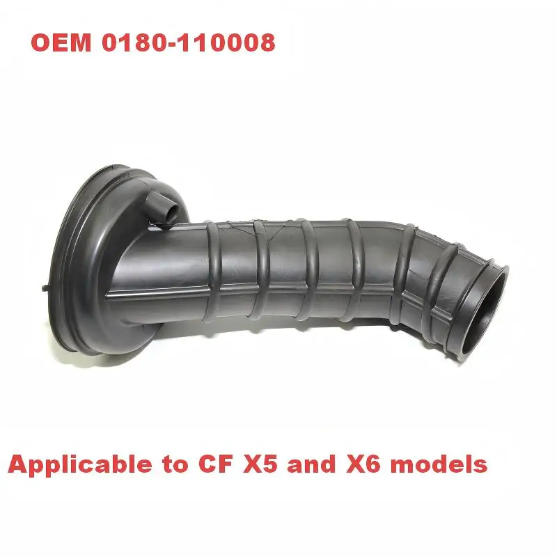 

Трубка воздухозаборника для квадроциклов CFMoto CF188 500CC CF500 CF500-2 CF500-2A X5 X6, артикулы CF188-110008, 0180-110008