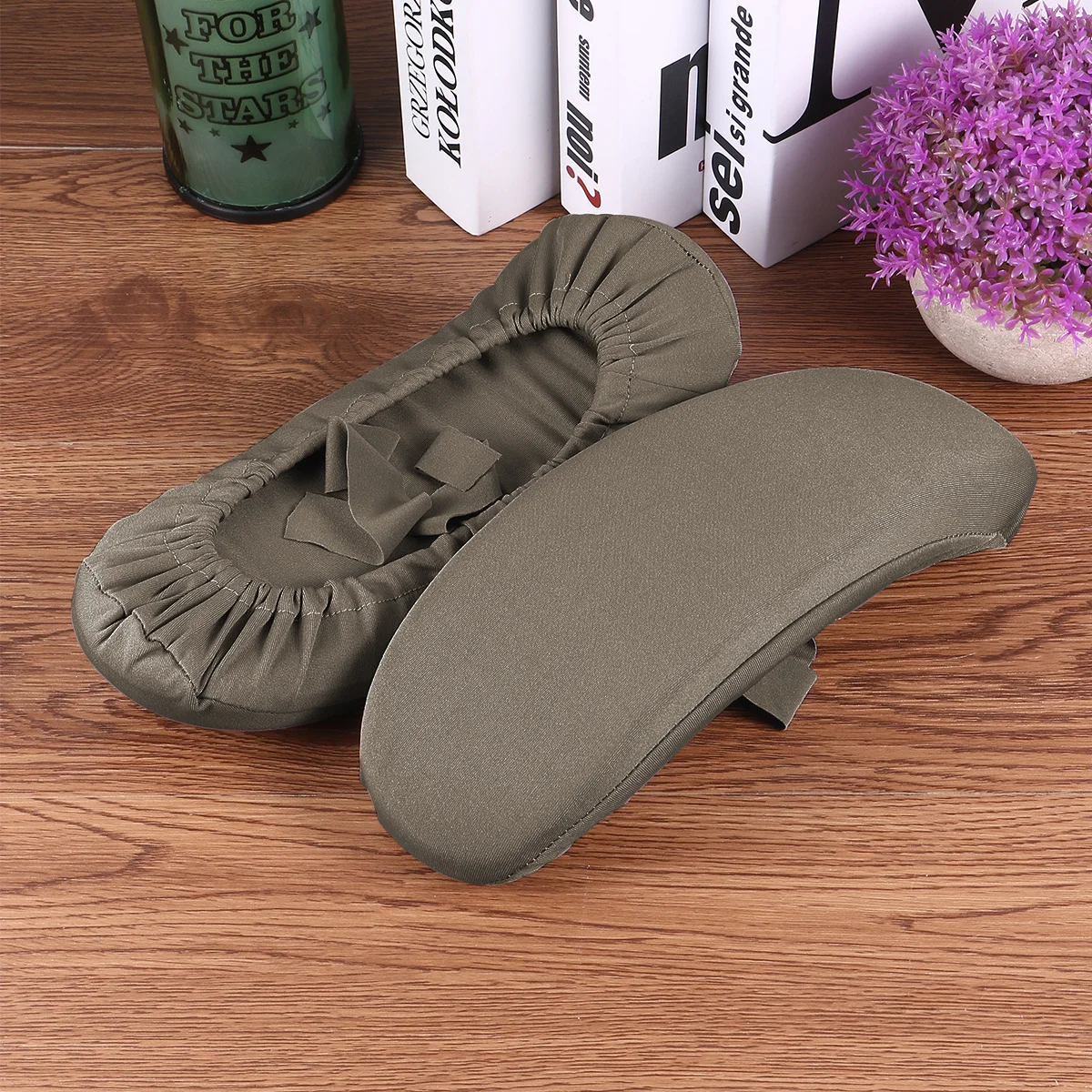 

1Pair High Quality Chair Armrest Gloves Cushion Cover for Long Term Use Office Chair Arm Rest Pad Comfort Grey