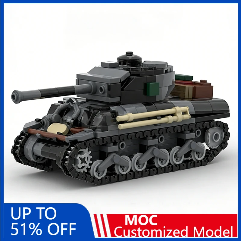 498 PCS MOC Small Tank Technology Model Building Block Diy Innovative Educational Surprise Assembly Toys Kid Educational Gifts