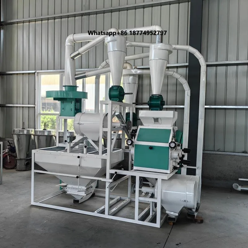 Large Output Automatic Flour Mill Machine Multi Grain Cereal Grinding Processing Equipment