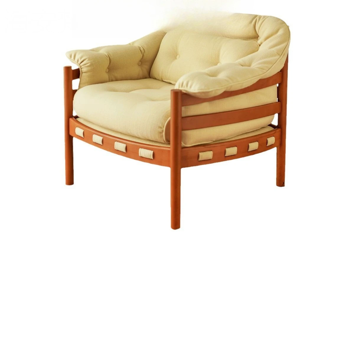 Sofá Retro Orion, pequeño apartamento, sala de estar, silla individual, modelo de diseñador, habitación, Hotel, tela, sofá de ocio