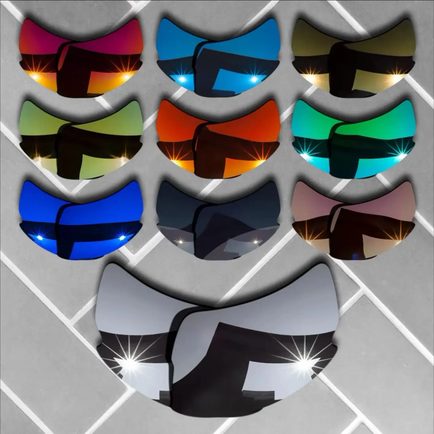 

Polarized Sunglasses Replacement Lenses for-Oakley Flak XS OJ9005 Frame - Multiple Options