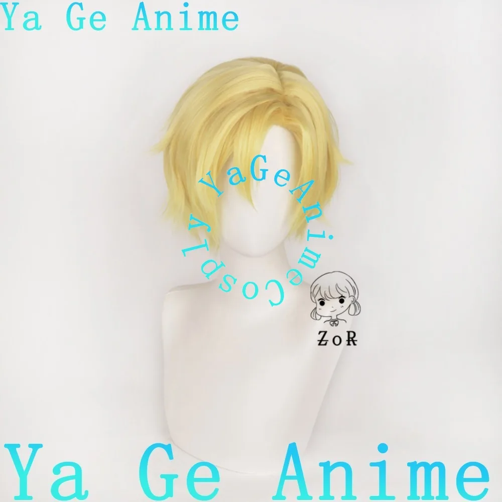 High School Host Club Tamaki Suoh Cosplay Wig Blonde Short Hair for Host Club Cafe Themed Party