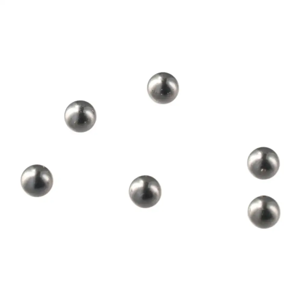 50 قطعة 2.5/3/5/6 مللي متر كرات عالية الدقة G25 الدقة كرة معدنية مستديرة الفضة 304 دراجة من الفولاذ المقاوم للصدأ تحمل كرات