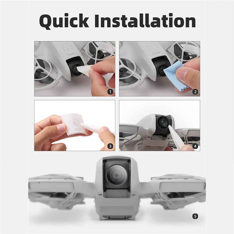 9H الزجاج المقسى ل DJI Neo الطائرة بدون طيار عدسة الكاميرا حامي الترا HD الزجاج المقسى المضادة للخدش طبقة رقيقة واقية الملحقات