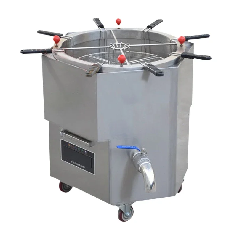 12KW/15KW Commercial Induction Cooker Rotary Cooking Dumpling Machine Sub-cooking Stove Stainless Steel Induction Cooker