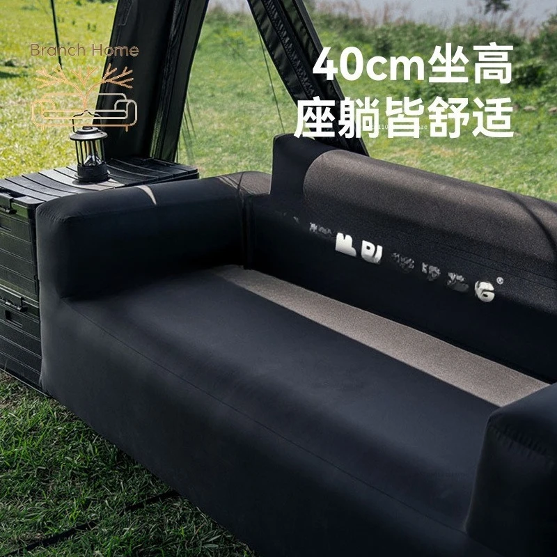 X3  inflatable sofa outdoor double camping air bed music festival lazy inflatable bed portable