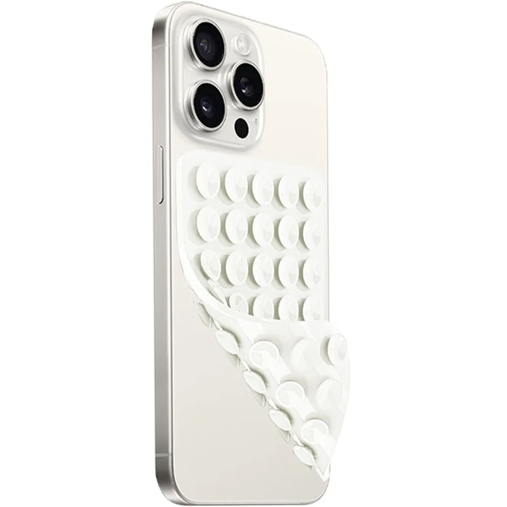 

Silicone Suction Cup Phone Case Mount Double Sided, Phone Accessories Hands-Free Strong Grip Holder for Selfies and Videos, Sili