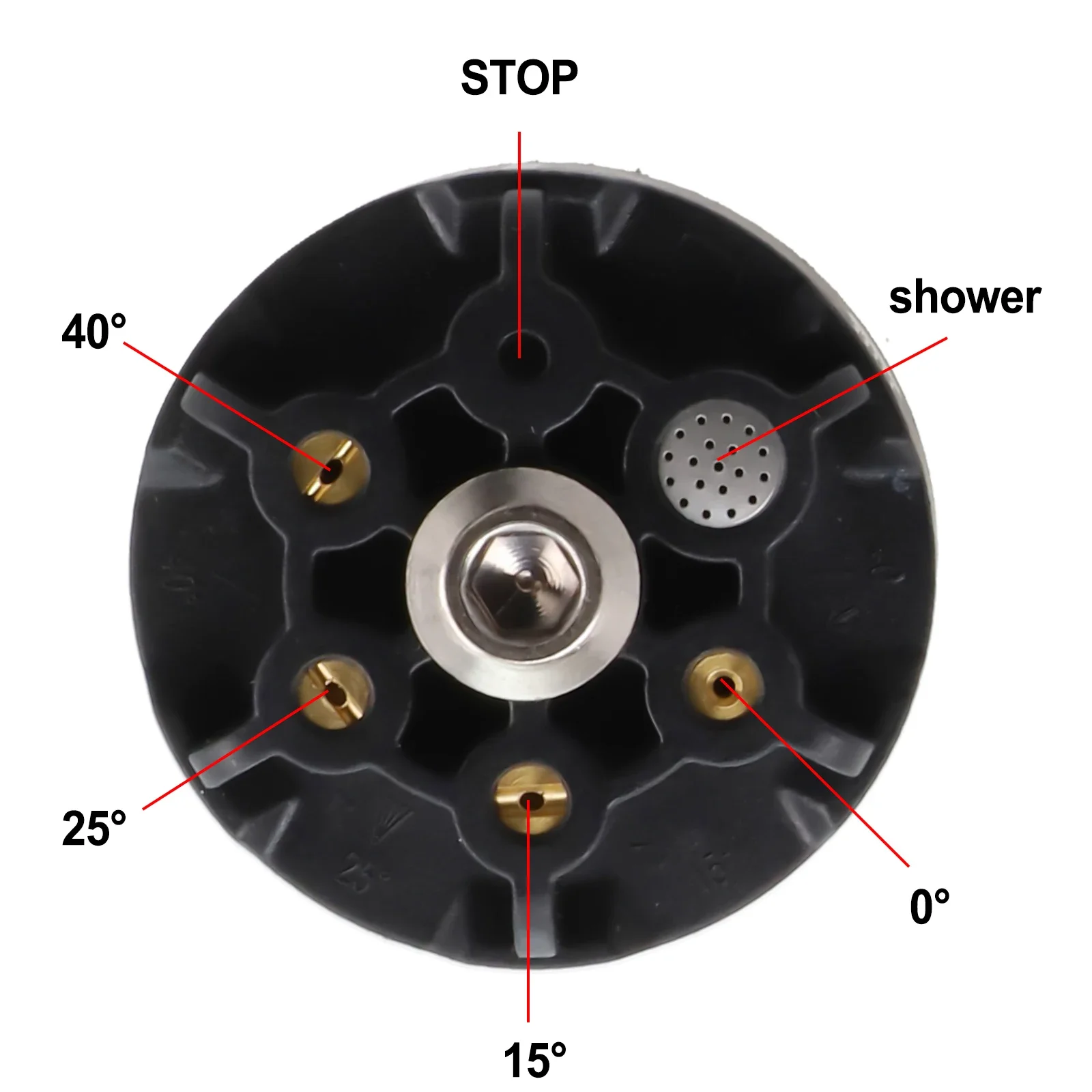 

Garden Sprinkler Sprinkler Head Quick-connect Water Pump 1/4" Cleaner Spray Tips For WORX Hydroshot High Pressure Nozzle