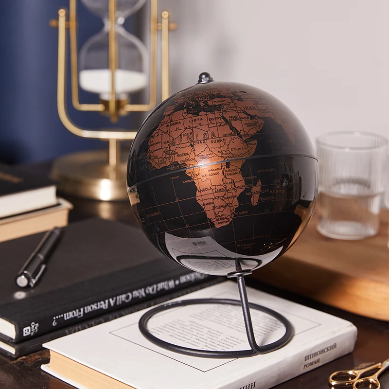 Modern simple light luxury English globe ornament wine cabinet office study desktop entrance living room home accessories