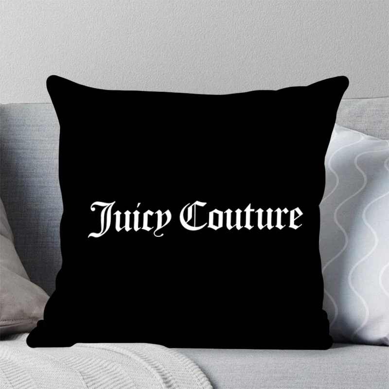 Square Pillow Bedroom Sofa Leisure Comfortable Two-sided Pillow Living Room Juicy Couture Pillowcase Fashion Brand Home Decor