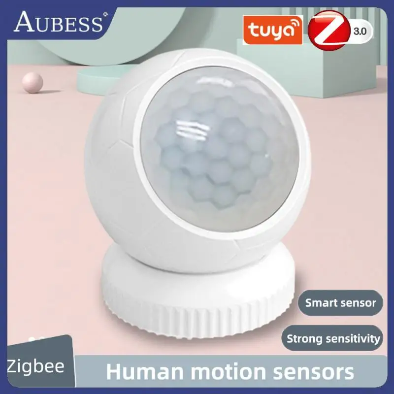 

Tuya Zigbee Human Motion Sensor Detector 360° Full Angle Detection Smart Linkage Mobile Push APP Control Security Protection