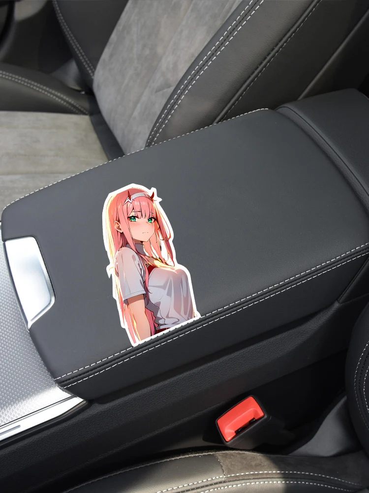 Autocollant réfléchissant imperméable pour fenêtre de voiture et moto de l'équipe nationale DARLING in the FRANXX