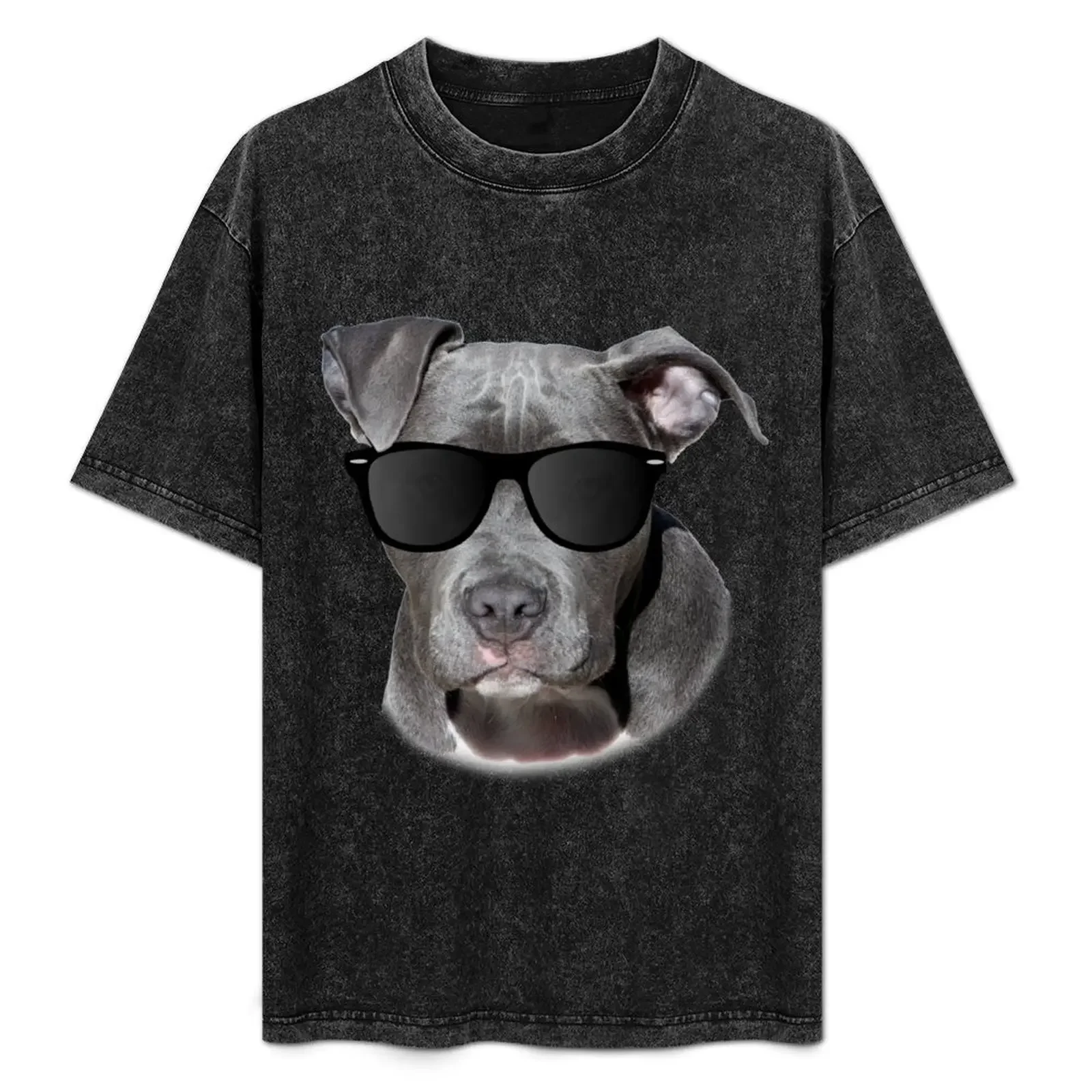 Cool Pitbull with Sunglasses - American Pit Bull Gift T-Shirt t shirts for man graphic vintage man t shirt heavy cotton T-Shirt