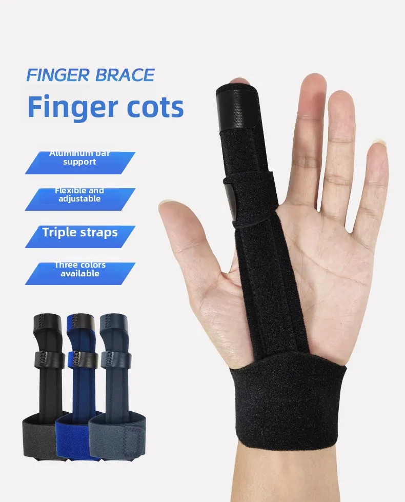 Trigger Finger Splint Fixing Brace Adjustable Straighten Sprain Dislocation Release Pain Relief Corrector Support Healthy Care