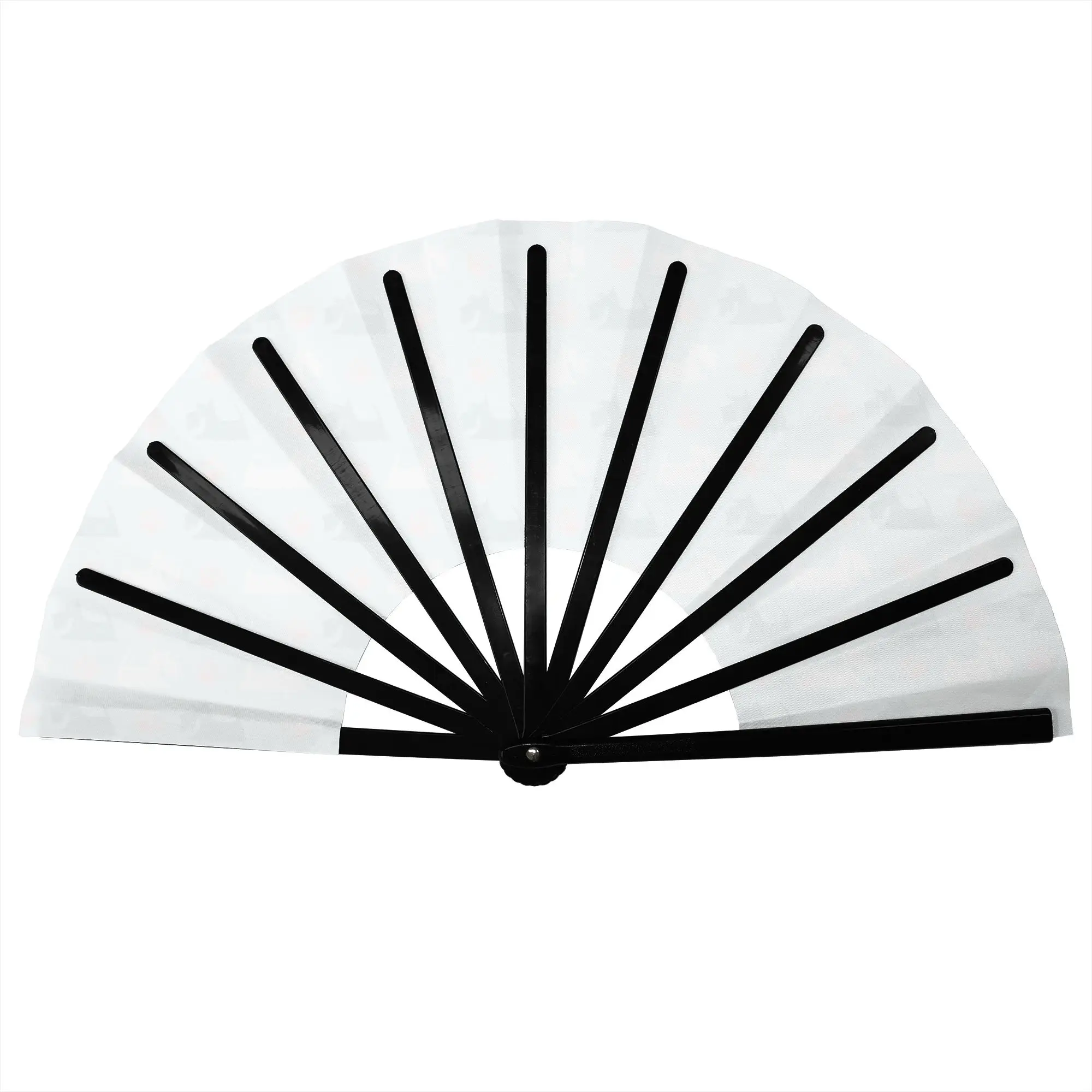Scottie Print Traditional Folding Fan Cartoon Scottish Terrier High-Quality Polyester Fans Gift  Exquisite Decorative Hand Fan