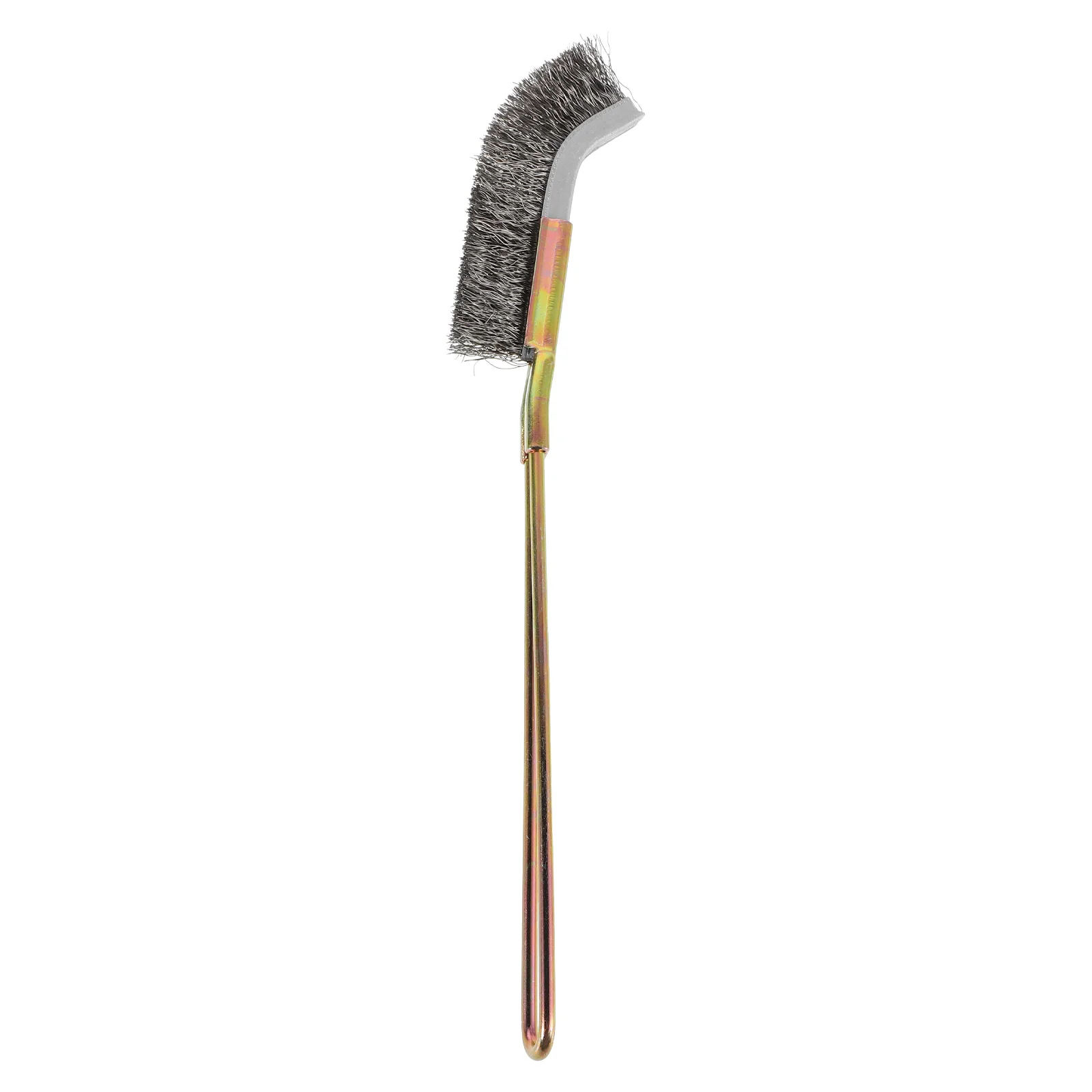 

Stainless Steel Brush Handle Wire Cleaning Kitchen Small Metal Hard Brushes RV Stove Rust Removal Tool Versatile Use