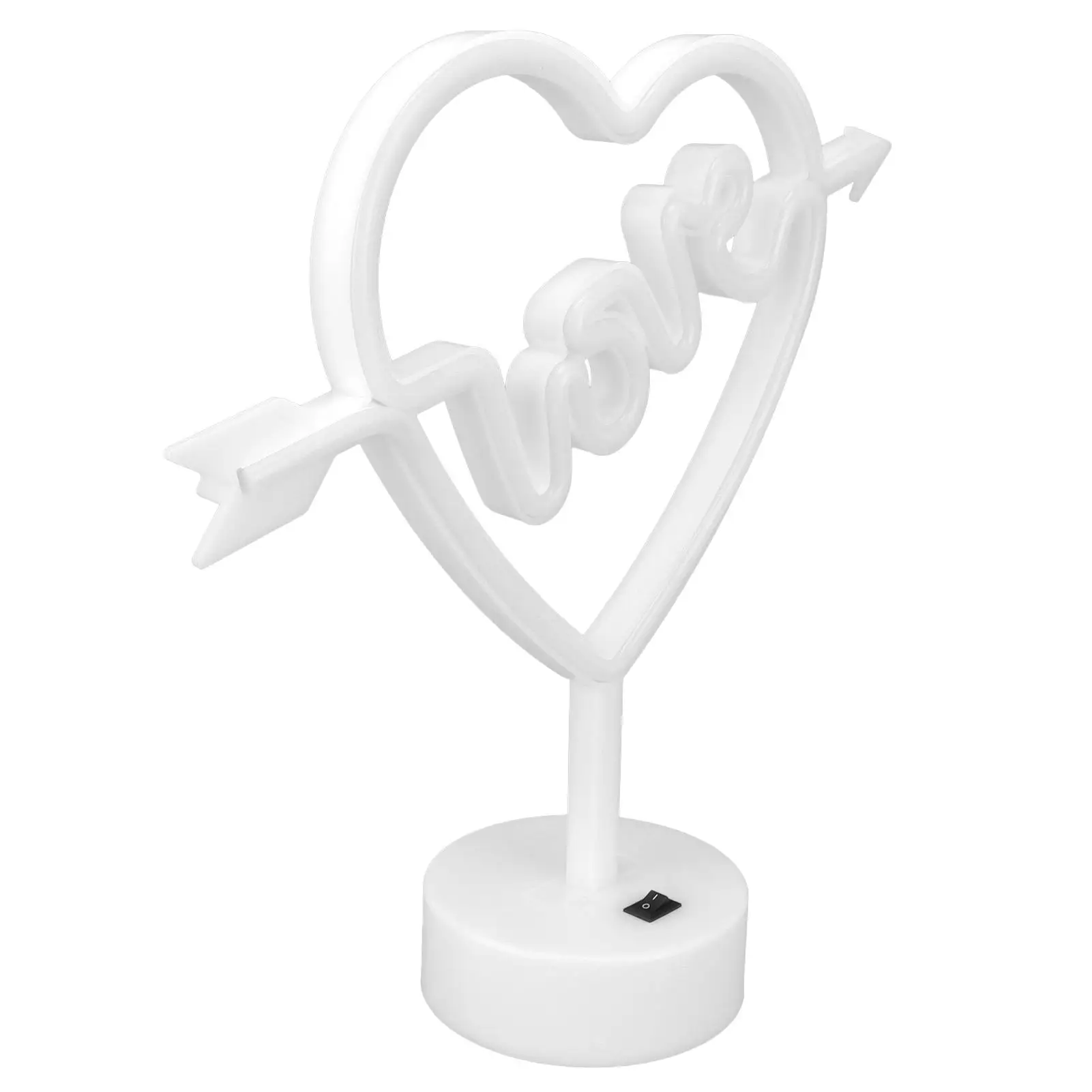 Heart Shape Neon Sign Night Light for wedding Party Kids Room Living Room Powered by USB/Battery