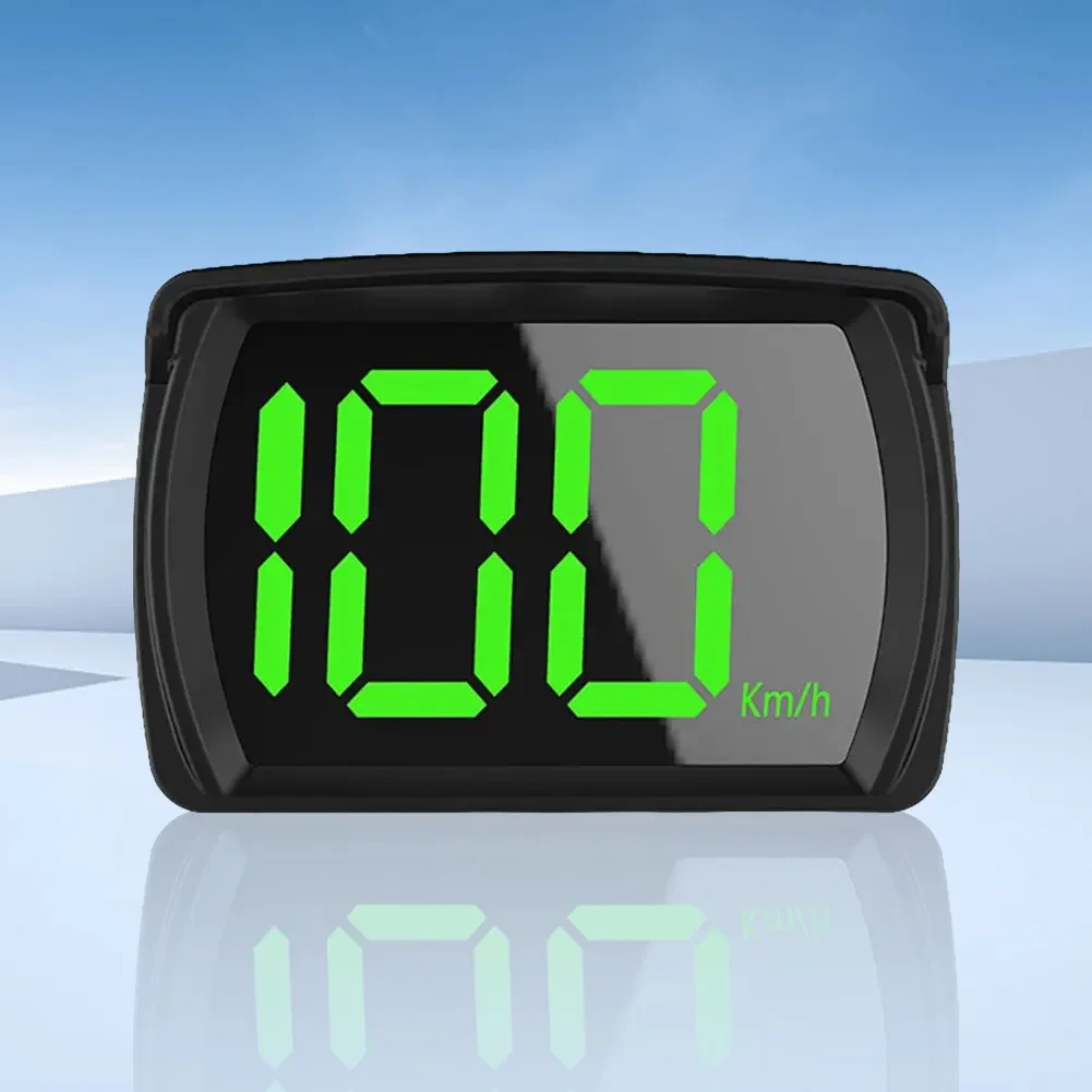 Universal Digital GPS Speedometer HD LCD Display Smart Digital Speed Meter Plug and Play Big Font for Cars Buses Trucks