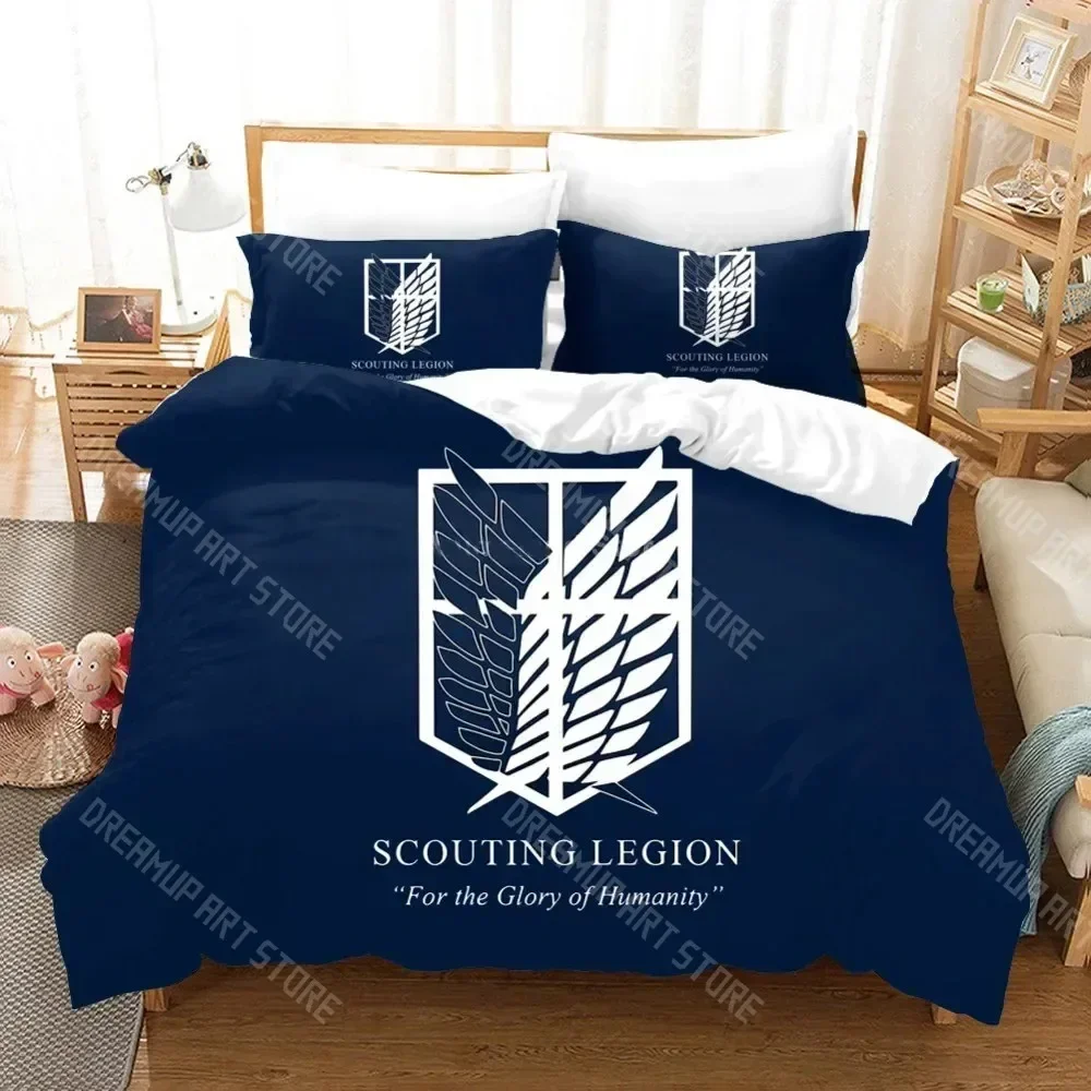 3dプリント-進撃の巨人-aot-アニメ寝具セット-掛け布団カバー-ダブル-ツイン-フル-クイーン-キング-大人-子供-寝具-キルトカバー