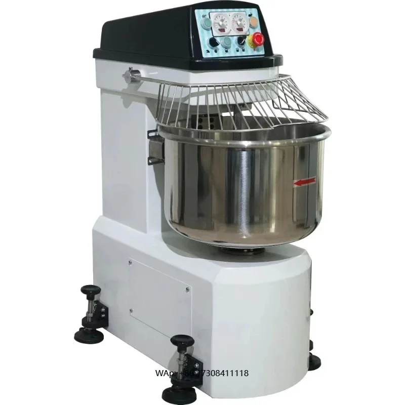 

Industrial Electric 25-100kg Spiral Dough Mixer Corn Wheat Milk Fruit Nuts Kneading Mixing New Conditions Flour Mill