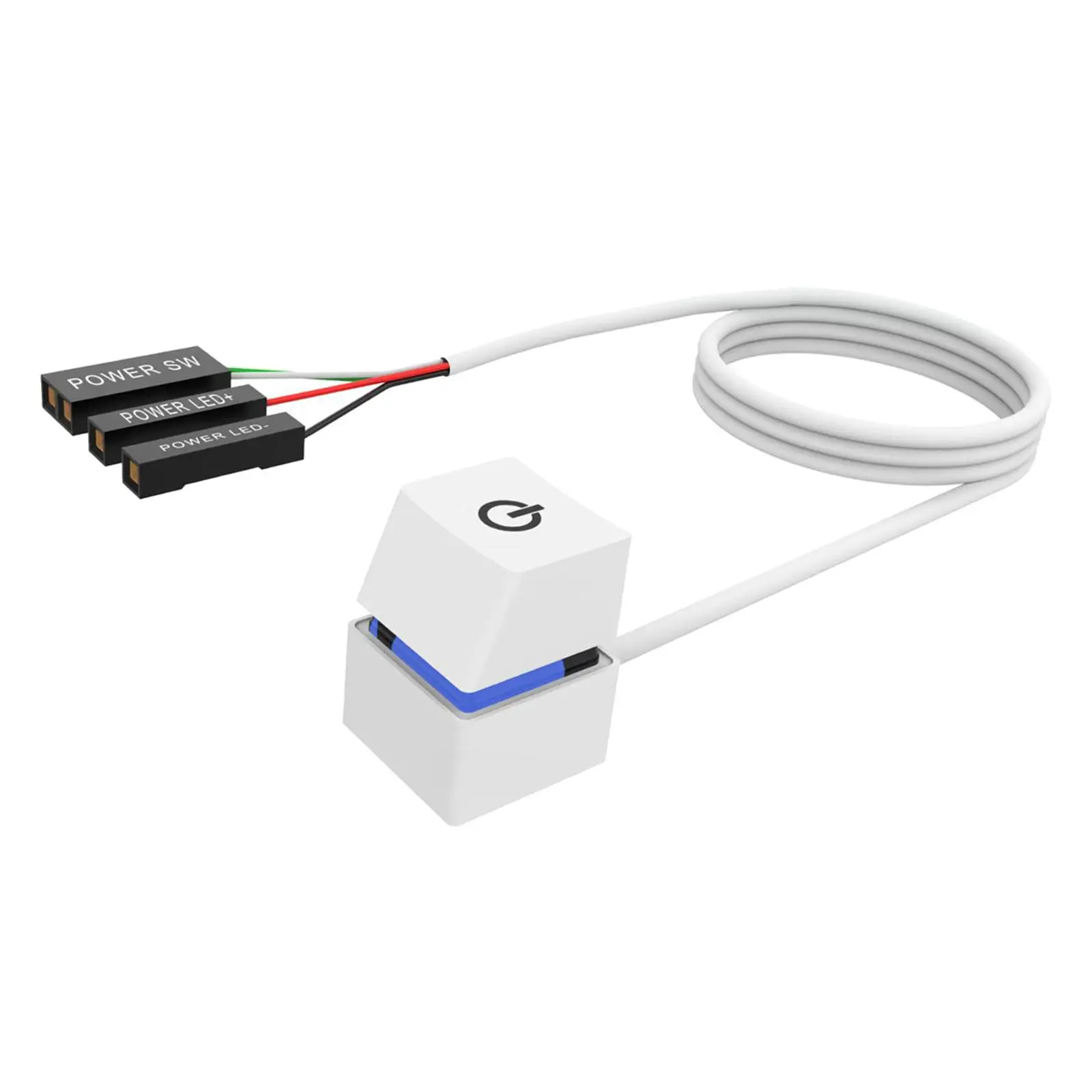 External Remote Switch Button with 6.56ft Extension Cable Accessories for PC