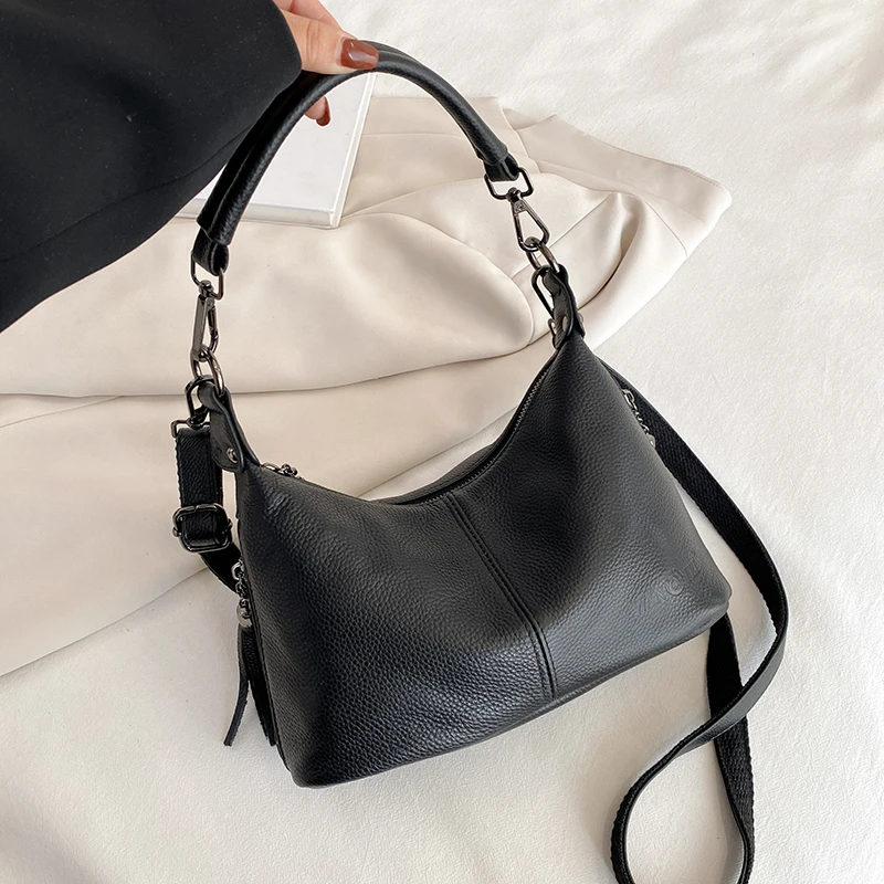 

2023 New Style Trend Fashionable Women Shoulder Bags Genuine Leather Business Crossbody Big Space Large High Capacity Shopping