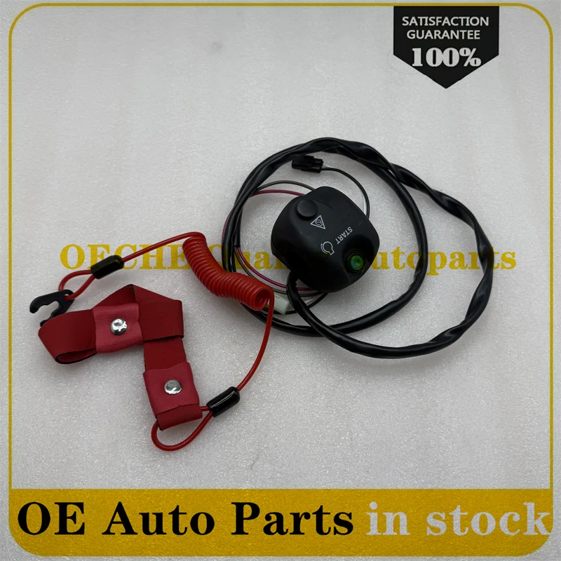 Replaces Fits For Yamaha FK7-68310-07-00 FK7-68310-07-00 Wave Runner Handlebar On Off Kill Switch Box w/Lanyard