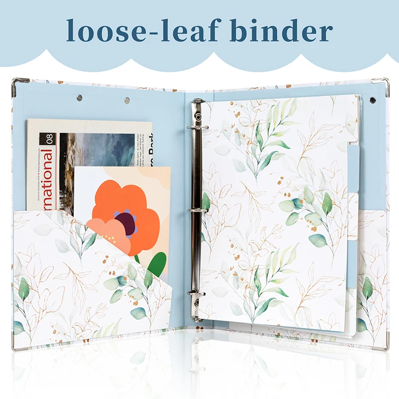 3-pierścieniowy segregator w etui I Go Missing Binder Folio Organizer na dokumenty Rozszerzające kieszenie na teczki na dokumenty Akordeonowy organizer na dokumenty