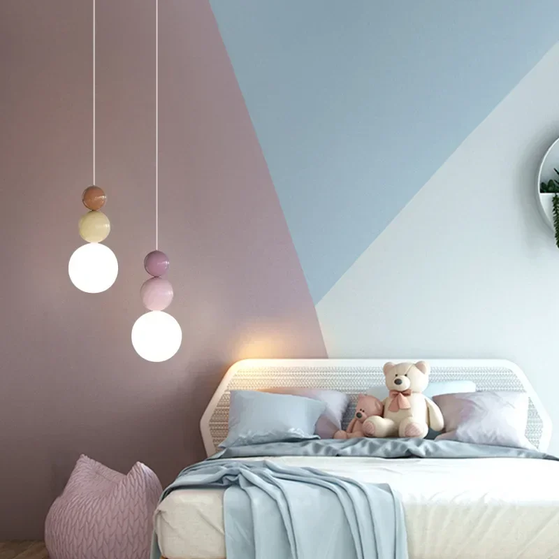 Warm Modern Minimalist Pendant Lights G9 Individual Resin Gourd Hanging Lamp Home Decor Livingdining Room Bedside Bedroom Study