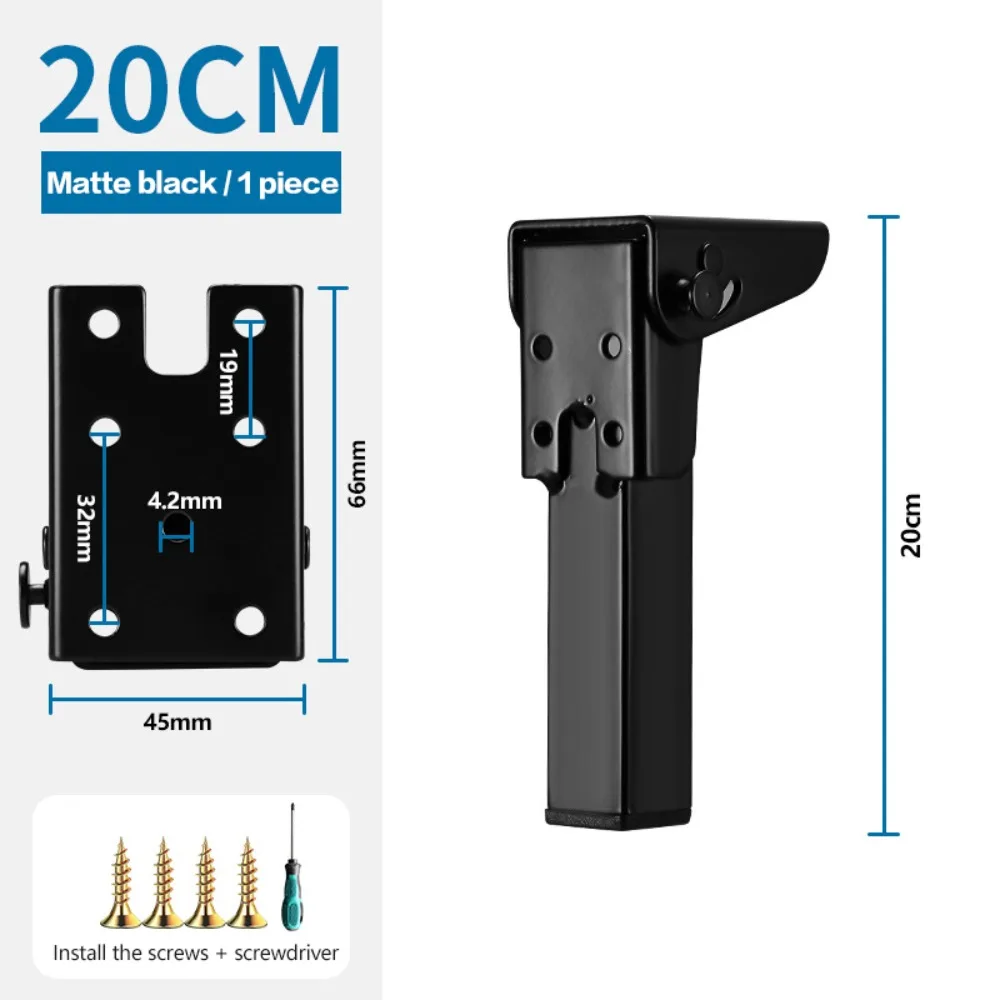 

Easy Move Metal Furniture Feet Furniture Leg Removable Metal Legs Adjustable Multi-purpose Computer Desk Foot Positioning Tool