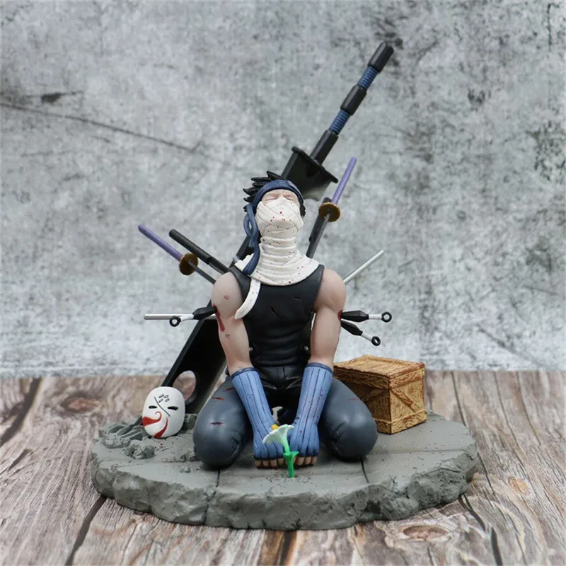 NARUTO Figure Momochi Zabuz Tears Goodbye Haku Anime PVC Figure NARUTO Zabuza Kakashi Sasuke Model Toy Gift 19cm