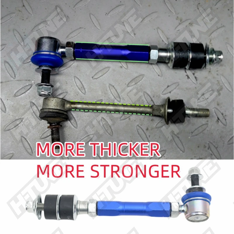 Front & Rear Adjustable Anti-Roll Sway Bar Link Kits for Nissan Patrol GR GU Y60 Y61 1997-2010