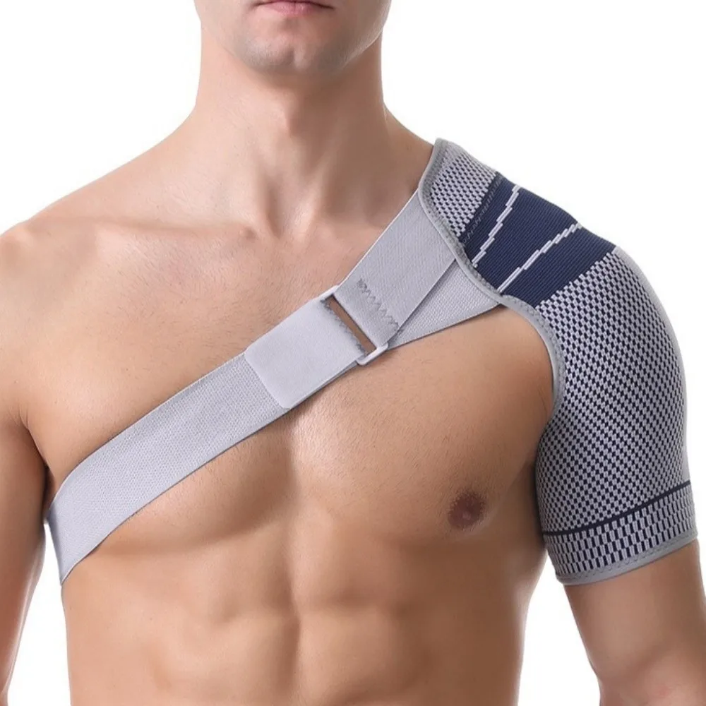 Adjustable Strap Shoulder Brace Compression Stability Wrap Compression Sleeve Breathable Anti Dislocation Shoulder Strap Support