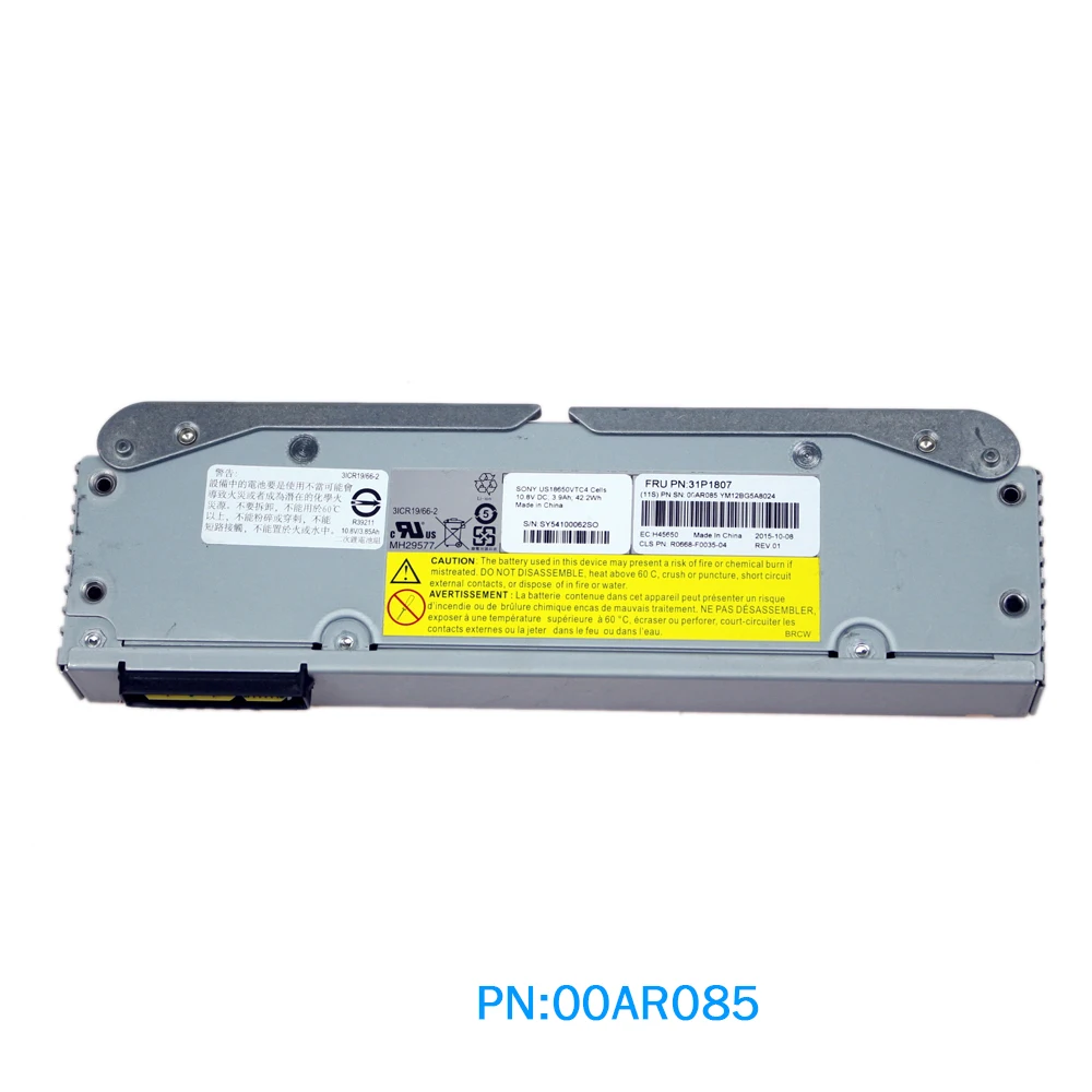 For IBM V7000 G2/G2 6540 Battery Provides Test Report 31P1807 00AR085