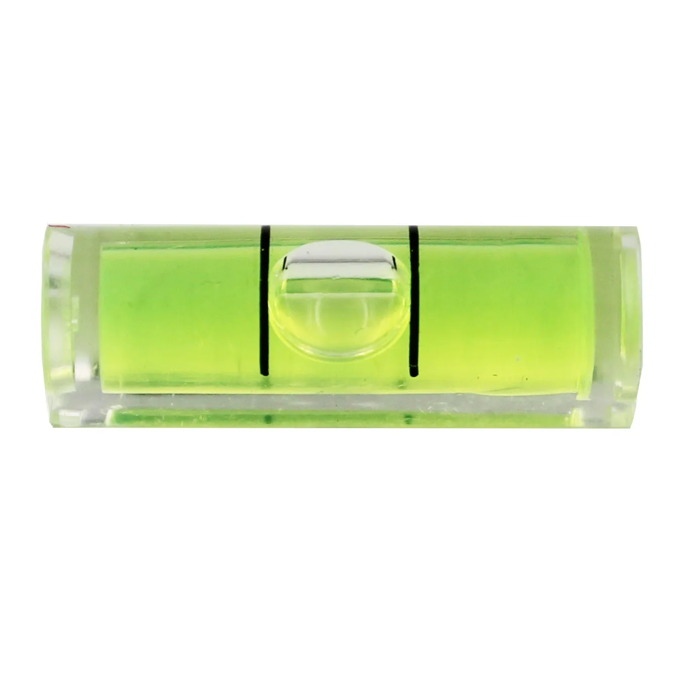 Acrylic U-shaped Spirit Bubble Level Horizontal Measuring Instrument Flat Bottom 8mm*26mm Home Decoration Installation Tools