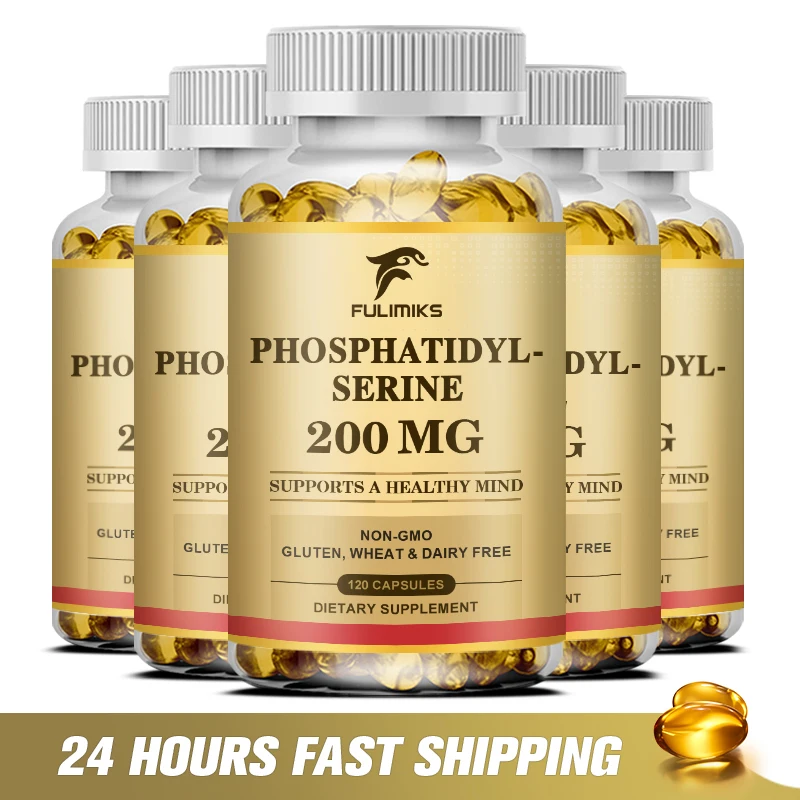 Phosphatidyl-Serine Capsules Brain Health Memory Support , Function & Circulation, Focus & Clarity Supports Cognitive Function