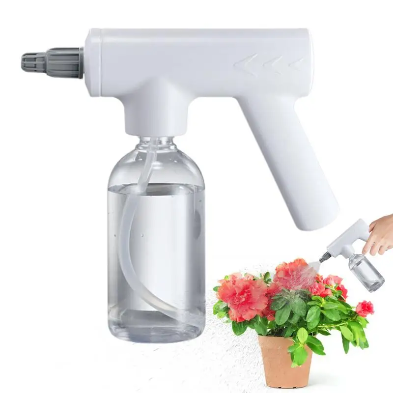 

Electric Spray Bottle Plant Mister Spray Bottle With 2 Spray Mode Rotating Nozzle USB Charging 500ml Plant Sprayer Mister With