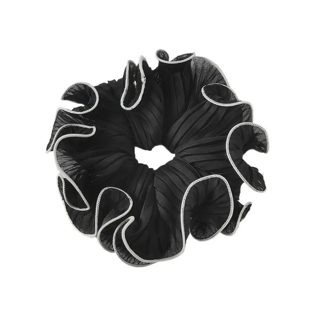 Scrunchies para el cabello de gasa de estilo coreano, soporte para cola de caballo, banda para el cabello exagerada, bandas de goma para el cabello, accesorios para el cabello