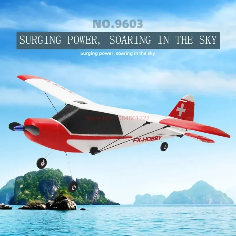 

FX9603 Electronic Remote Control J3 Rc Plane 2.4ghz 3ch Epp 520mm Fixed Wingspan Rc Glider Aircraft Toy For Boys Children's Gift