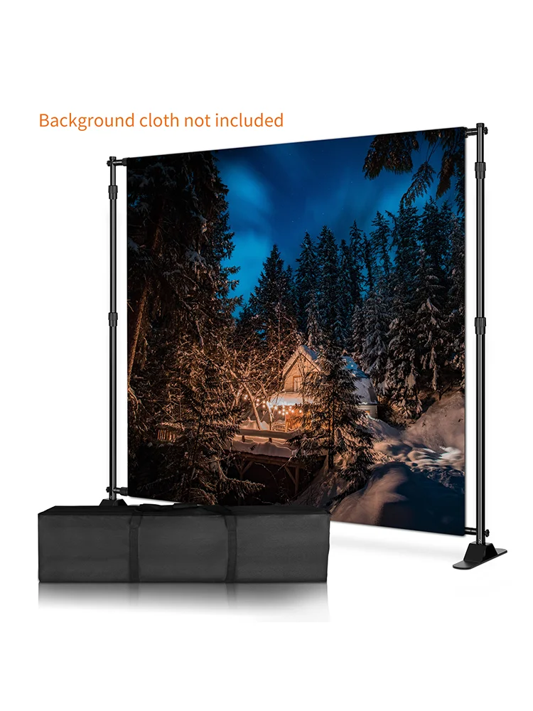 Double-Crossbar Photography Backdrop Frame Support System For Photo Studio Green Screen Chromakey Background Photo Props Stand