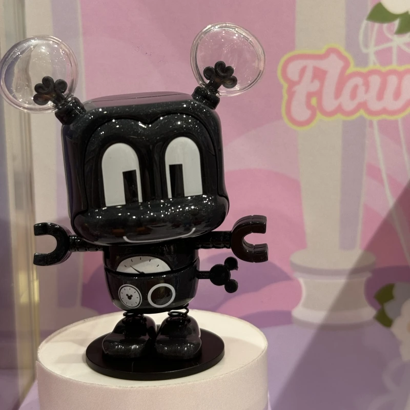 Hot Disney Mickey Robot Series Blind Box Anime Figure Mystery Box Guess Bag Cartoon Cute Car Decor Girl Kids Toy Surprise Gift