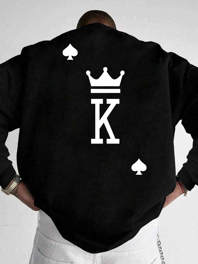 

Mens Versatile Long Sleeve Comfy Sweatshirt Casual 2025 Autumn Winter Round-neck Hoodie Is for Both Men and Women Top