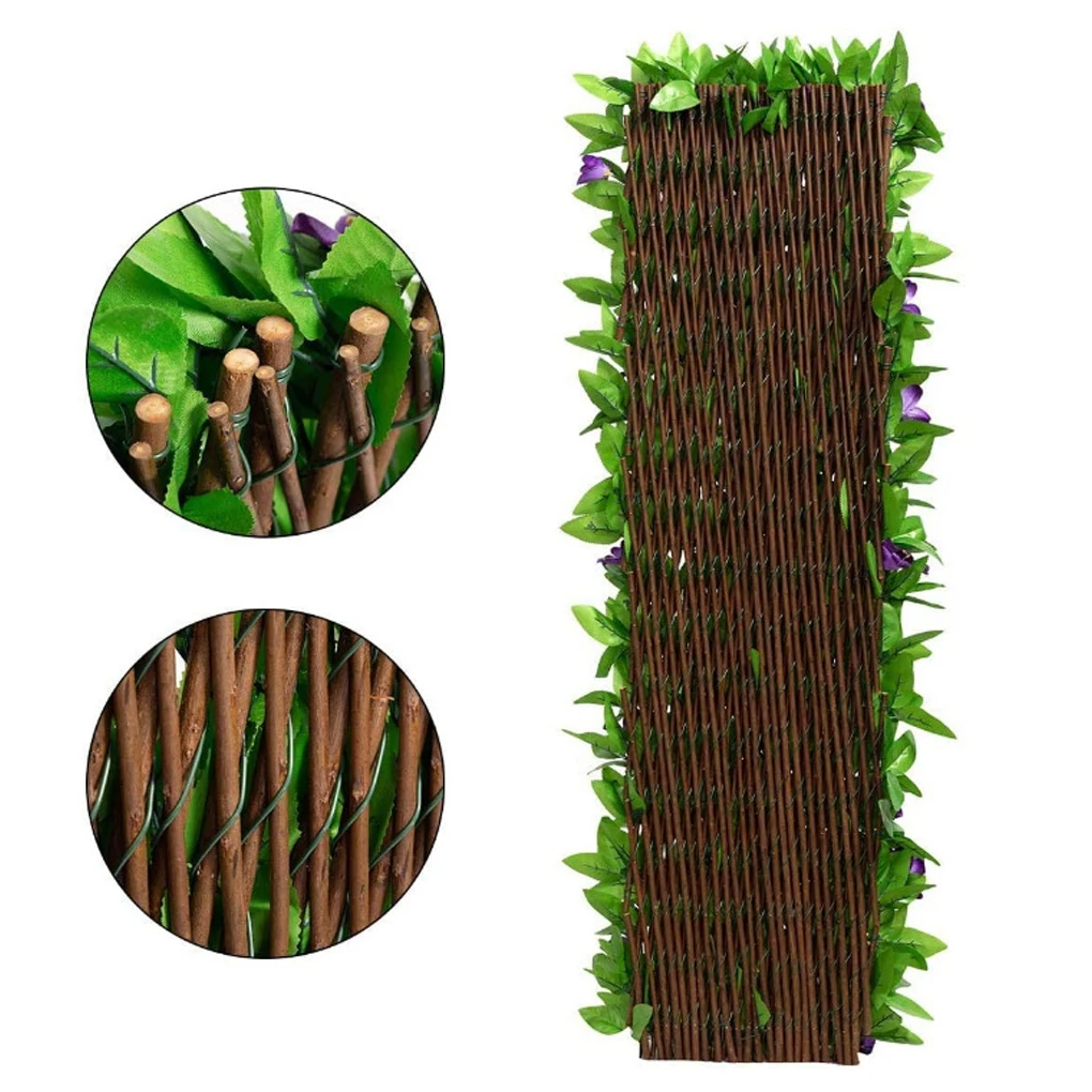 Simulated Wood Fence For Garden And Courtyard Decoration Walls Such As Stairs Simulated Plant Fence