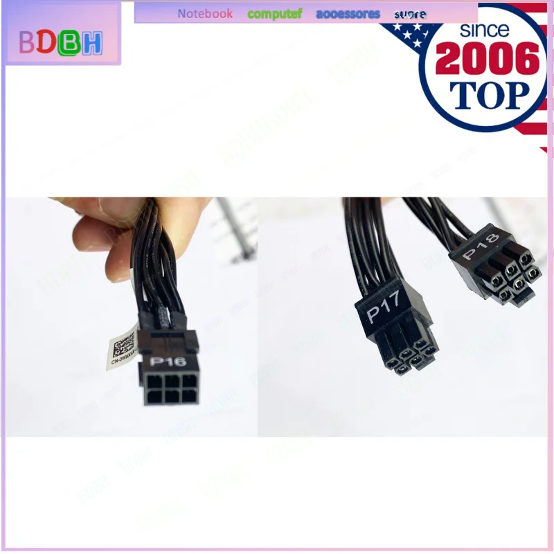 6pin to 6+6pin Y-Power Backplane Cable For Dell Precision T7960 T7920 7820 5820