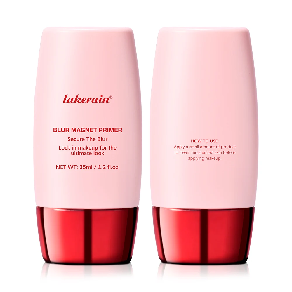 Prebase de Maquillaje Lakerain Blur Magnet Face Primer, Color Beige Claro Mate, Hidratante, Reafirmante, Suavizante, Minimiza Poros, Larga Duración